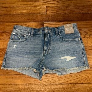 Madewell Low-Rise Boyfriend Jean Shorts